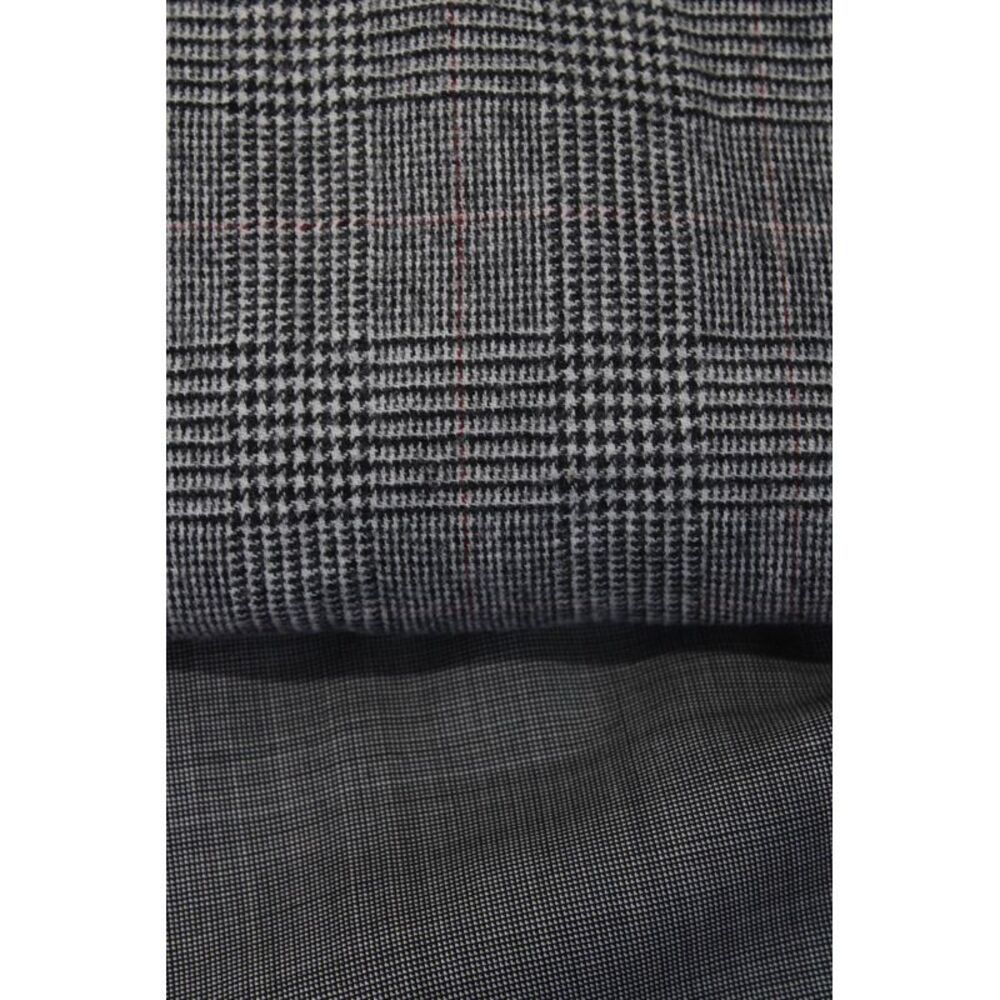 Brooks Brothers Womens Wool Plaid Zip Up Pencil Skirt Gray Size 10 Lot 2_2